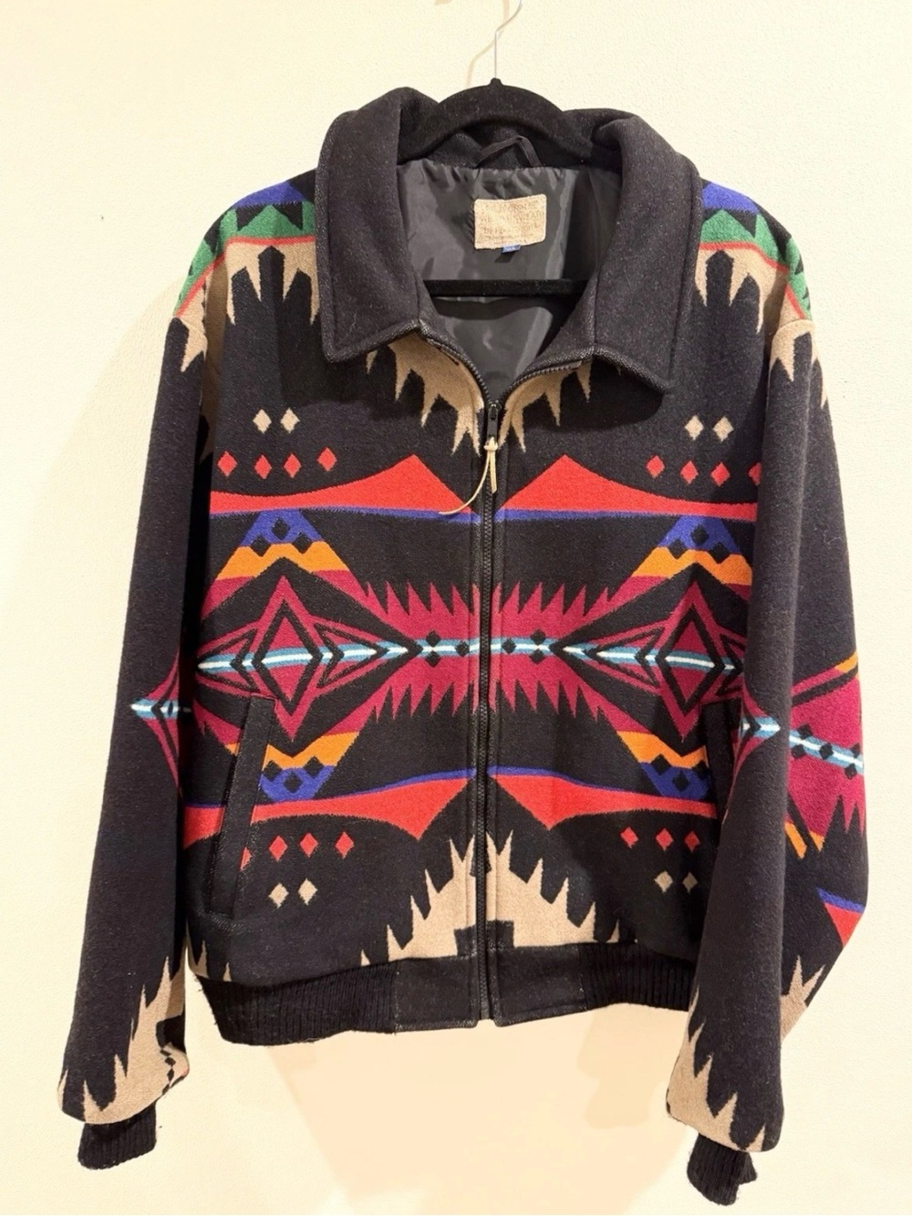 Pendleton High Grade Western Wear wool bomber jacket XL Vintage